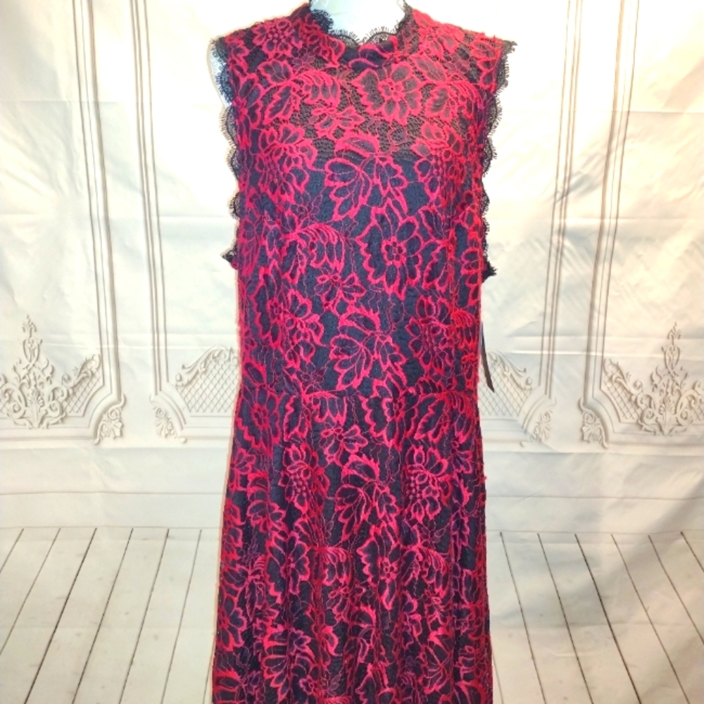 City Studios size 22w red & black dress